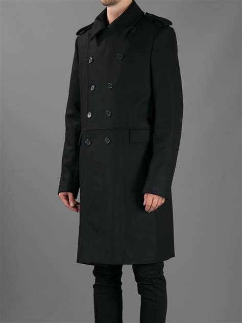 givenchy men's trench coat|black givenchy jean jacket men.